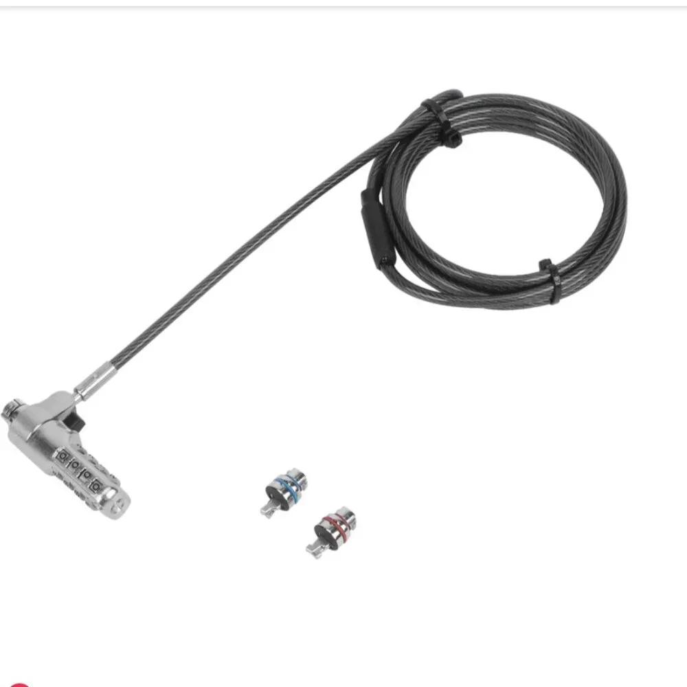 Targus DEFCON 3-in-1 Universal Serialized Combo Cable Lock NWT